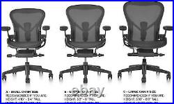 Authentic Herman Miller Aeron Chair, B-Med Design Within Reach