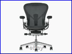 Authentic Herman Miller Aeron Chair C Large Size Design Within Reach