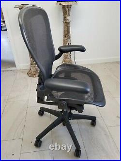 Authentic Herman Miller Aeron Chair, Size C Large Design Within Reach