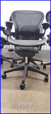 Authentic Herman Miller Aeron Ergonomic Office Chair Size B Slightly Used