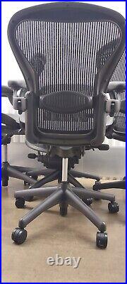 Authentic Herman Miller Aeron Ergonomic Office Chair Size B Slightly Used