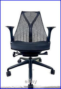 Authentic Herman Miller Sayl Ergonomic Office Chair Black Adjustable Aeron USA