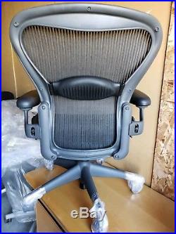 BRAND NEW! Herman Miller AERON CHAIR Size B FULLY LOADED OPTIONS