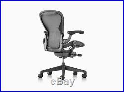 BRAND NEW Herman Miller Size C Aeron Chair Graphite Color PERFECT CONDITION