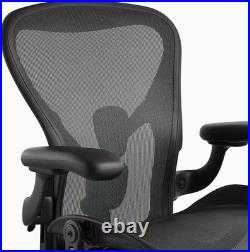 BRAND NEW IN THE BOX FULLY LOADED Herman Miller Aeron Office Chair B GRAPHITE BRAND NEW IN THE BOX FULLY LOADED Herman Miller Aeron Office Chair B GRAPHITE