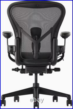 BRAND NEW IN THE BOX FULLY LOADED Herman Miller Aeron Office Chair B GRAPHITE BRAND NEW IN THE BOX FULLY LOADED Herman Miller Aeron Office Chair B GRAPHITE