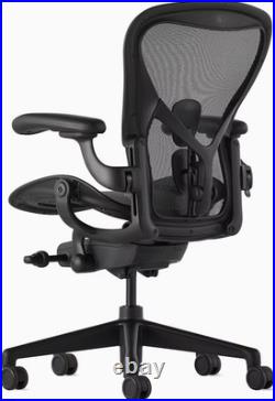 BRAND NEW IN THE BOX FULLY LOADED Herman Miller Aeron Office Chair B GRAPHITE BRAND NEW IN THE BOX FULLY LOADED Herman Miller Aeron Office Chair B GRAPHITE
