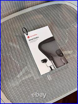 BRAND NEW Upgraded Herman Miller Aeron Chair Mineral Gray, Size B