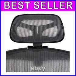 Black Ergonomic Headrest for Herman Miller Aeron Easy Install & Comfort Fit Black Ergonomic Headrest for Herman Miller Aeron Easy Install & Comfort Fit