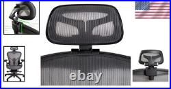 Black Ergonomic Headrest for Herman Miller Aeron Easy Install & Comfort Fit Black Ergonomic Headrest for Herman Miller Aeron Easy Install & Comfort Fit
