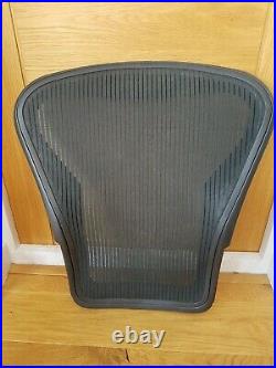Black Herman Miller Aeron Chair Size B Back Frame & Mesh