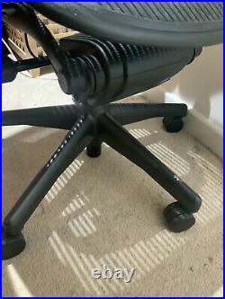 Black Herman Miller Aeron Fully Loaded Size B Delivery Or Collection