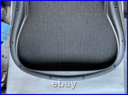 Brand New GENUINE OEM Herman Miller Aeron Seat Back Size C Large Black 3D01