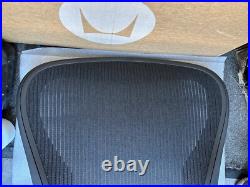 Brand New GENUINE OEM Herman Miller Aeron Seat Back Size C Large Black 3D01