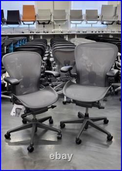 Brand New Open Box Herman Miller Aeron Remastered (2023-2024) Graphite Brand New Open Box Herman Miller Aeron Remastered (2023-2024) Graphite