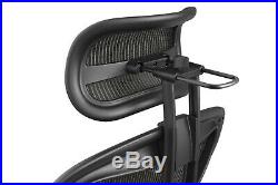 Classic Carbon Headrest Herman Miller Recommended Headrest for Aeron Chair