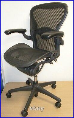 Classic Herman Miller Aeron Fully Loaded Wheel Arms Office Chair Free Postage