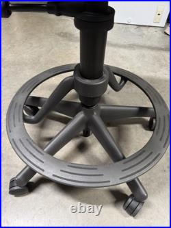 Classic Herman Miller Aeron Mesh Work Stool, Bar Height fully loaded size B