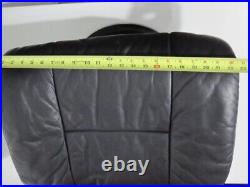 Ekornes Stressless Ottoman Black Leather Adjustable recliner hassock footrest 52