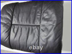 Ekornes Stressless Ottoman Black Leather Adjustable recliner hassock footrest 52