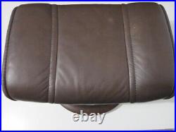 Ekornes Stressless Ottoman Brown Walnut Adjustable recliner hassock footrest 53