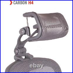 Engineered ENgage Original Herman Miller Aeron Chair Headrest, Carbon (Open Box)