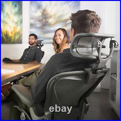 Engineered Now H3 ENjoy Original Herman Miller Aeron Chair Headrest, Mineral