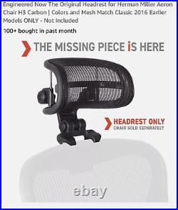 Engineered Now H3 Original Headrest for Classsic Herman Miller Aeron Lead