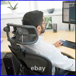 Engineered Now H4 ENgage Original Headrest for Herman Miller Aeron Chair, Carbon