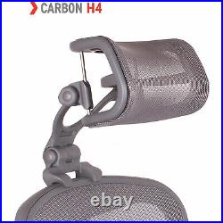 Engineered Now H4 ENgage Original Herman Miller Aeron Chair Headrest, Carbon