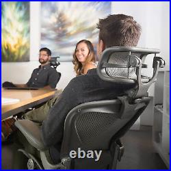 Engineered Now H4 ENgage Original Herman Miller Aeron Chair Headrest, Mineral
