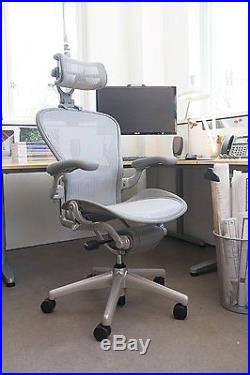 Engineered Now H4 ZINC Headrest Ergonomic Add-on/ Herman Miller Aeron Chair