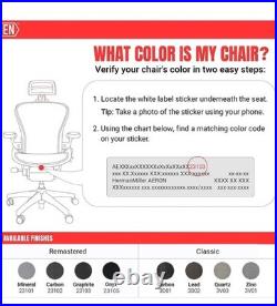 Engineered Now H4 headrest For Remastered Herman Miller Aeron Lead