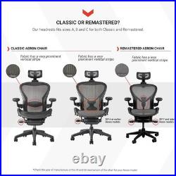 Engineered Now H6 Headrest for Herman Miller Aeron Remastered Onyx
