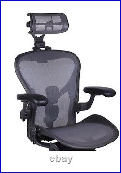 Engineered Now Original Headrest Herman Miller Aeron Chair H3 GRAPHITE NO BOX