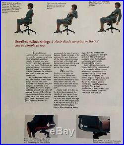 Ergonomic EQUA Desk Chair, DON CHADWICK, Precursor to Aeron Chair