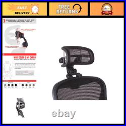 Ergonomic Headrest for Herman Miller Aeron Chair H3 Classic Carbon, Comfort Up