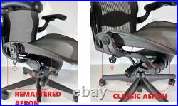 Ergonomic Headrest for Herman Miller Aeron with Removable Coat Hanger, Black
