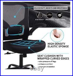 Ergonomic Office Chair 300lb, Desk Chair with Lumbar Support and fill-up arms