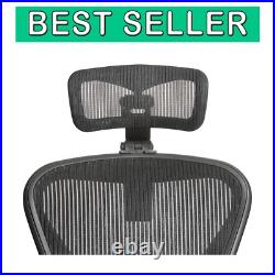 Ergonomic Onyx Headrest for Herman Miller Aeron Chair Adjustable Comfort Ergonomic Onyx Headrest for Herman Miller Aeron Chair Adjustable Comfort