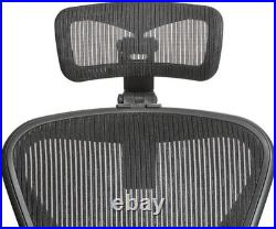 Ergonomic Onyx Headrest for Herman Miller Aeron Chair Adjustable Comfort/