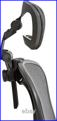 Ergonomic Onyx Headrest for Herman Miller Aeron Chair Adjustable Comfort^