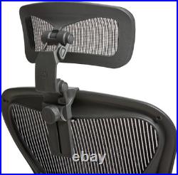 Ergonomic Onyx Headrest for Herman Miller Aeron Chair Adjustable Comfort-^