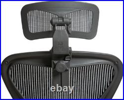 Ergonomic Onyx Headrest for Herman Miller Aeron Chair Adjustable Comfort-^