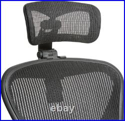 Ergonomic Onyx Headrest for Herman Miller Aeron Chair Ultimate Comfort Upgrade
