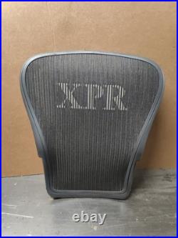 GENUINE OEM Herman Miller Aeron Seat Back Size C Large Black Custom XPR Letters