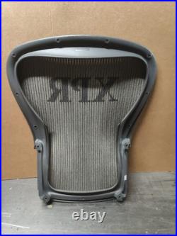 GENUINE OEM Herman Miller Aeron Seat Back Size C Large Black Custom XPR Letters