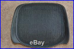 GENUINE OEM Herman Miller Aeron Seat Pan Replacement Size B Medium Black 3D01