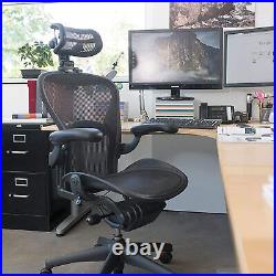 H3 ENjoy Headrest for Herman Miller Aeron Chair, Carbon (Open Box)