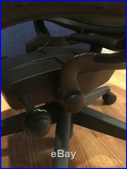 HERMAN MILLER AERON CHAIR SIZE B FULLY ADJUSTABLE with LUMBAR SUPPORT